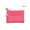 Ladies Genuine Leather Mini Coin Purse Bus Card Holder Creative Ultra-Thin Zipper Multifunctional Key Case