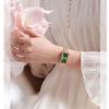 Luxury Fashion Women Quartz Watch Green Dial Student Ladies Diamond Watches for Woman Waterproof Wristwatches Reloj Mujer