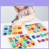 Wooden Alphabet Puzzle Blocks For Kids Educational Toy With Diy Shape Matching For Early Learning