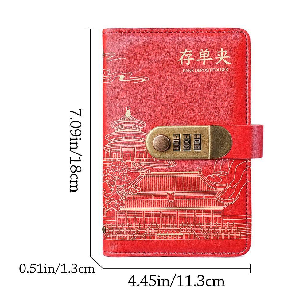 PU Geldsammelbuch Geld sparen Sparordner Lustiger Mini-Ordner Spar-Challenge Paare