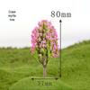 Mini Cherry Blossom Bonsai: Artificial Green Plant Decoration for Micro Landscapes.