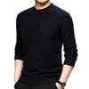 Men's 100% Pure Wool Round Neck Thick Knit Sweater