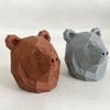 Hitch Cap Cover Bear Head 2inch Tow Receiver Tube Plug Cap Car Accessories Cartoon Exterior for Towing Rv Trucks Boat Vehicles