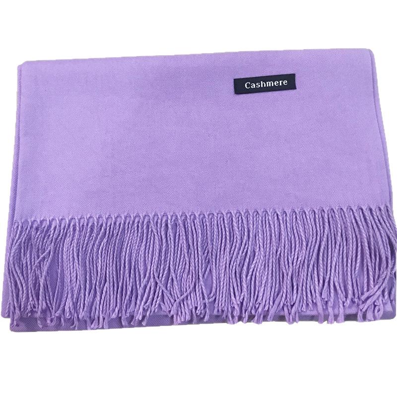 Women's Red Winter Scarf: High-End Imitation Cashmere Shawl, Versatile Warm Neck Wrap, Ideal Gift