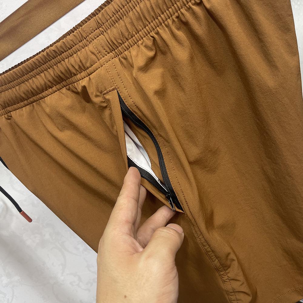Heren Sneldrogende Nylon Stretch Zwembroek: Losse, Grote Maten Strandshorts voor Vakantie of Warmwaterbronnen.