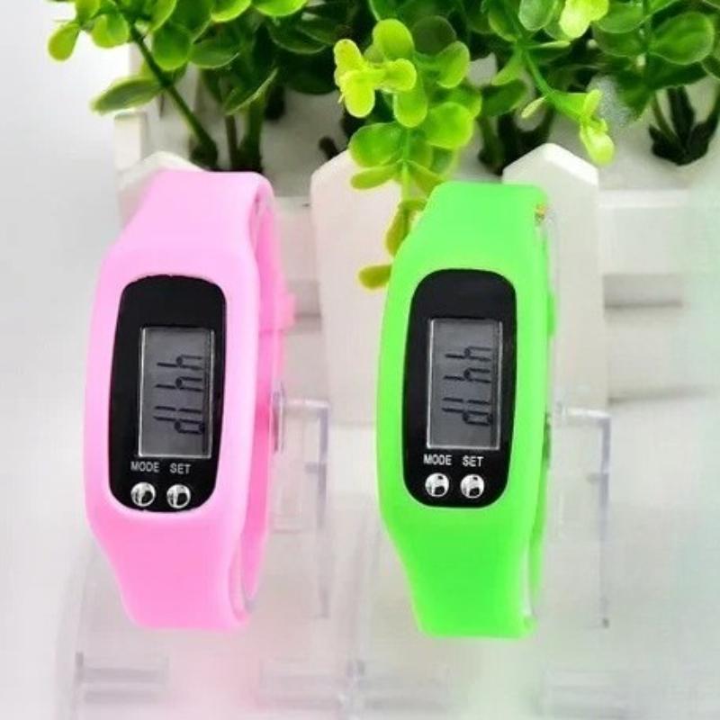 New Fitness LED electronic watch silicone electronic pedometer wristband watch for running multifunctional mileage calculation