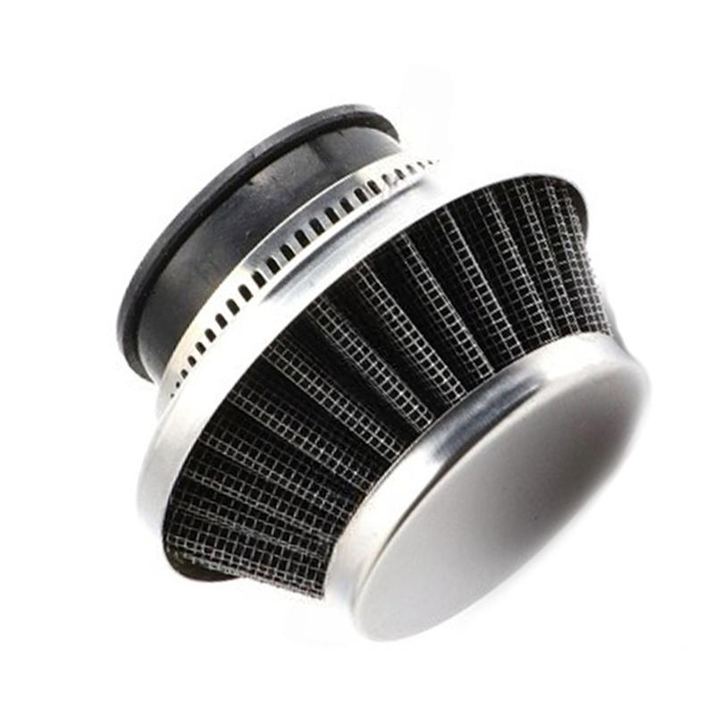 For 47/49Cc Pocket Bike MINI Dirt Bike 44Mm Motorcycle Air Filter For Carburetor Cleaner Silver