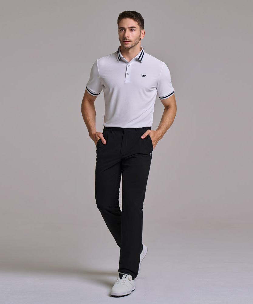 DOWNBLOW Men'S All Day Basic Elastic Waist Pants 4202M