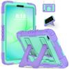 Husă Rezistentă tip Armură pentru Tableta Samsung Galaxy Tab A11 LTE 8.7" A11 8.7inch X133 X135 Suport Rezistent la Șocuri Capac Dur
