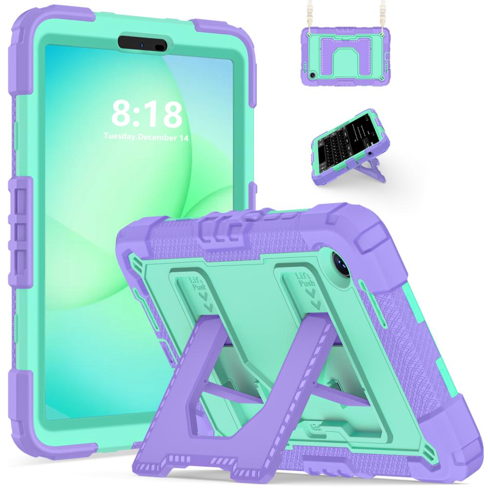 Husă Rezistentă tip Armură pentru Tableta Samsung Galaxy Tab A11 LTE 8.7" A11 8.7inch X133 X135 Suport Rezistent la Șocuri Capac Dur