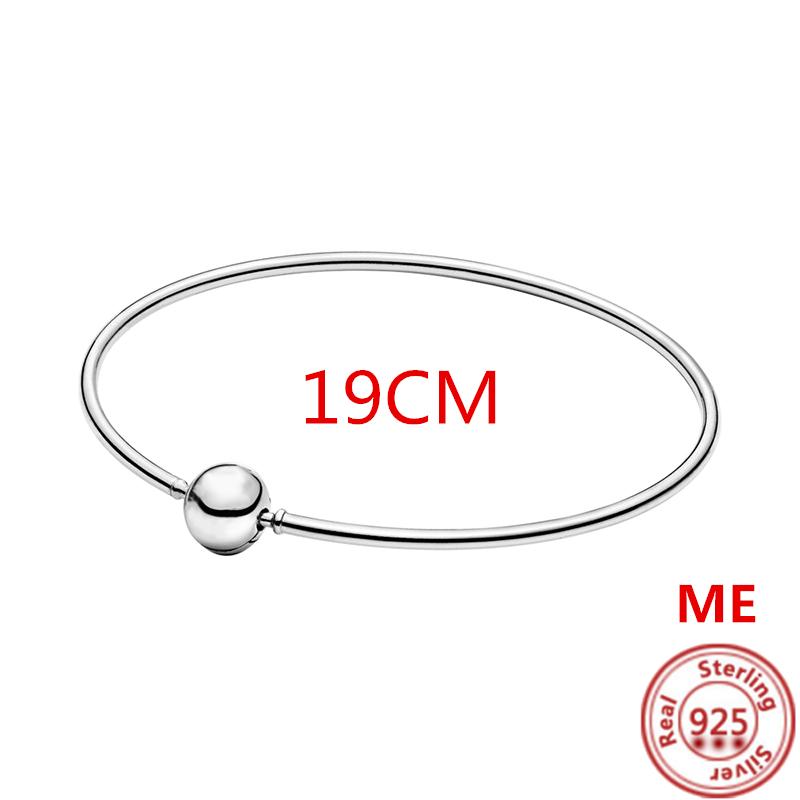 Me Ring S925 Sterling Silber Perle Runder Verbinder Charm Doppelarmreif Passend für Original Me Gliederkette Armband Schmuck