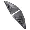 Pair of Rear Side Window Louver Air Vent Left Right Window Shutter Cover Trim Replacement for GT86