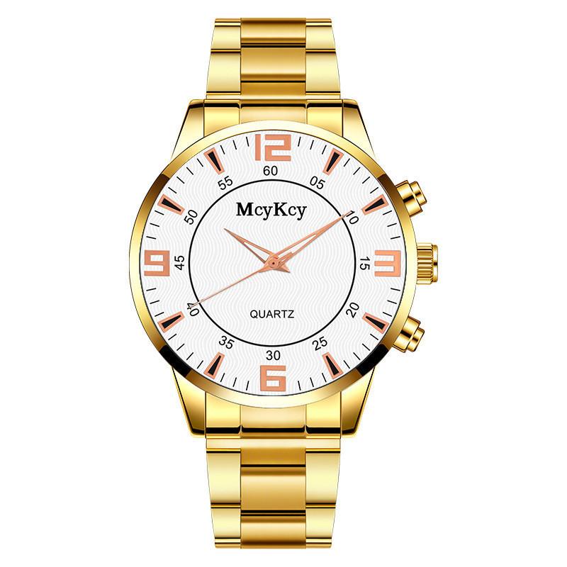 Seagull Quartz Mens Watch With Stainless Steel Strap For Formal Settings