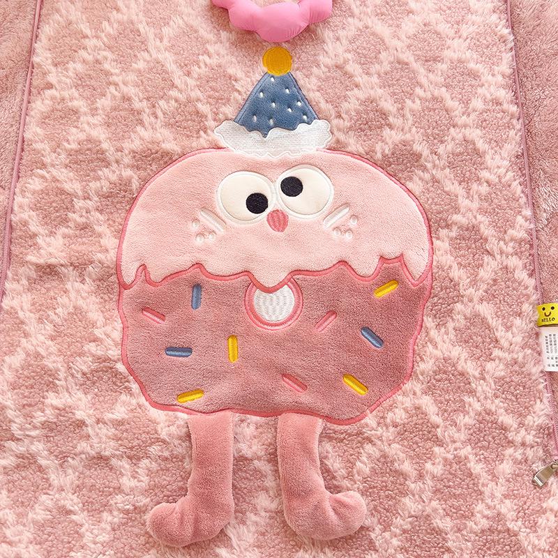 Cute Cookie Pillow Plush Toy & Air Conditioning Blanket - Perfect Nap & Sleep Gift for Kids or Girlfriend's Birthday