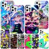 Game S-Splatoons Phone Case For iPhone 17 Air 16 Pro Max 16E 15 + 14 Plus 11 12 13 Mini 7 8 SE Gift Print Cover Fundas