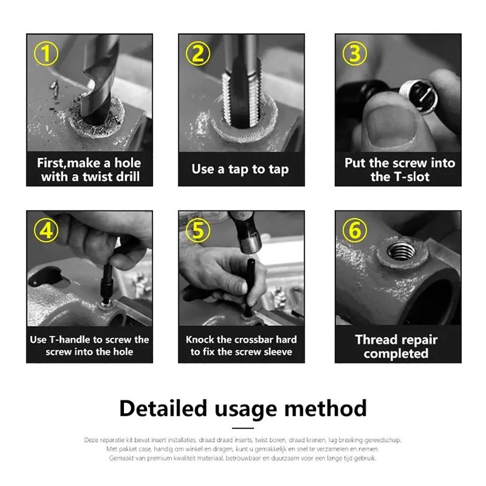 30Pcs/Set Metric Thread Car Pro Coil Tool Screw Thread Inserts  Auto Car Accessory