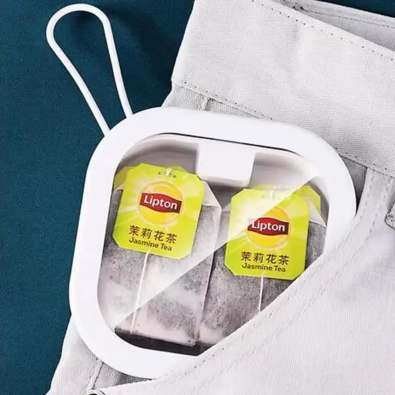 Portable Mini Storage Box For Small Item Carry-on Clear Flip Jewelry Beads Candy Hairpin Pills Organizer Box For Home Travel