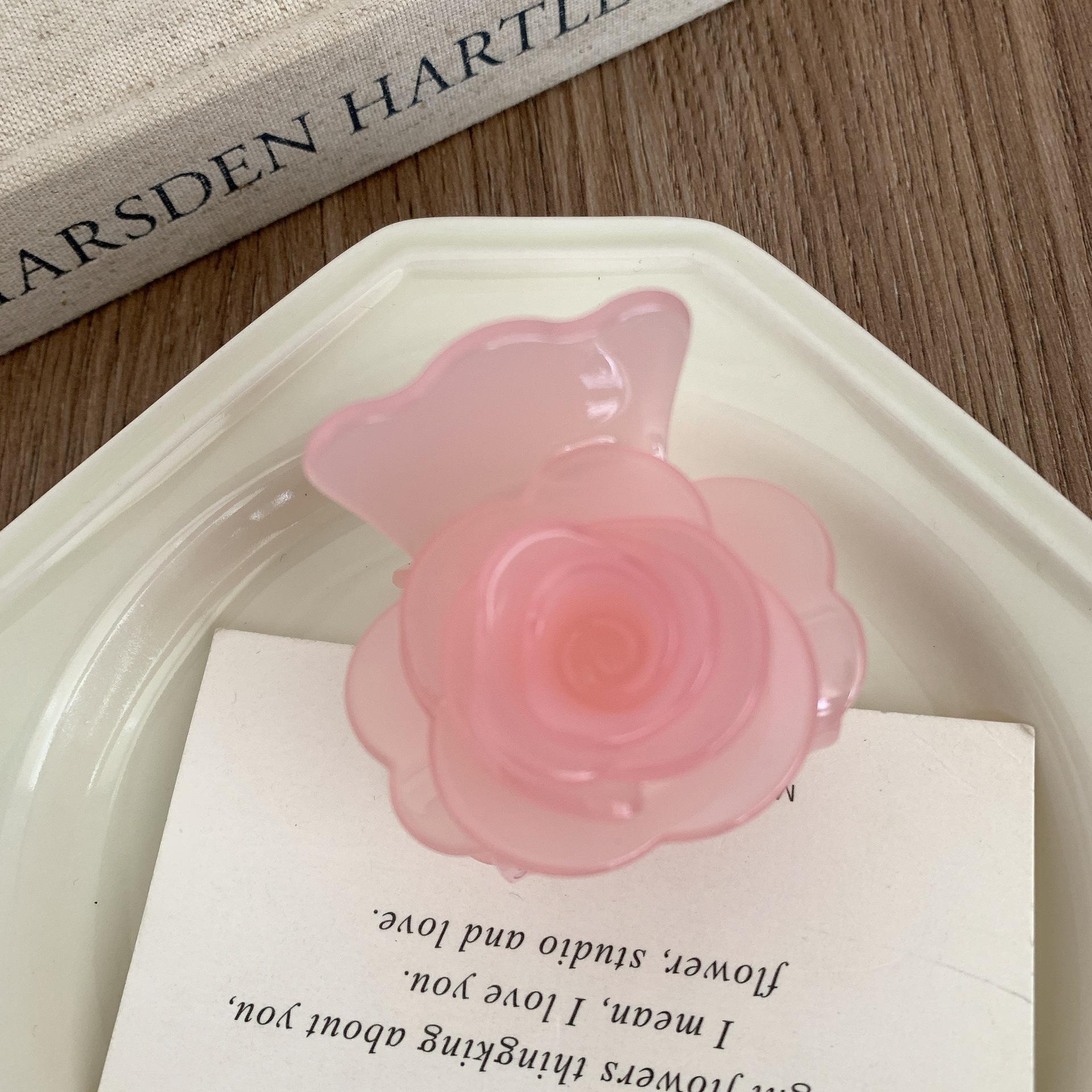 

1 шт. Новый 3D Зажим для волос с розой, приподнятая половина волос, элегантный и стильный, аксессуары для волос