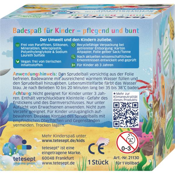Tetecept Children's Treasure Hunter Bubble Bath Bath Salt 140g