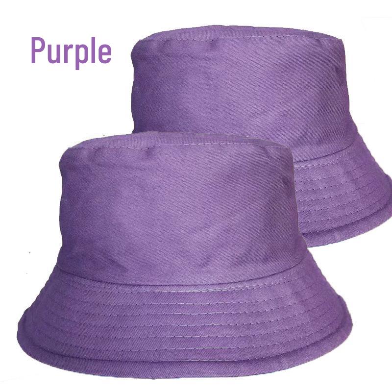 Custom Embroidered Cotton Bucket Hat: Double-Sided, Unisex Sun Protection for Mountaineering.
