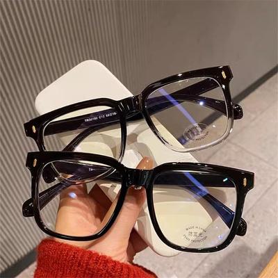 Klassisch Einfach Schwarz Computerbrillengestell Studenten Frauen Männer Transparentes Brillengestell Anti Blaulicht Blockierende Brille