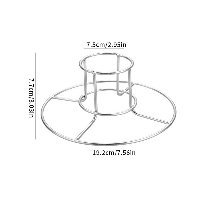 Chicken Roaster Rack Non-Stick Food Grade Stainless Steel Vertical Chicken Holder Barbecue Cooking Pans Kitchen Accessories