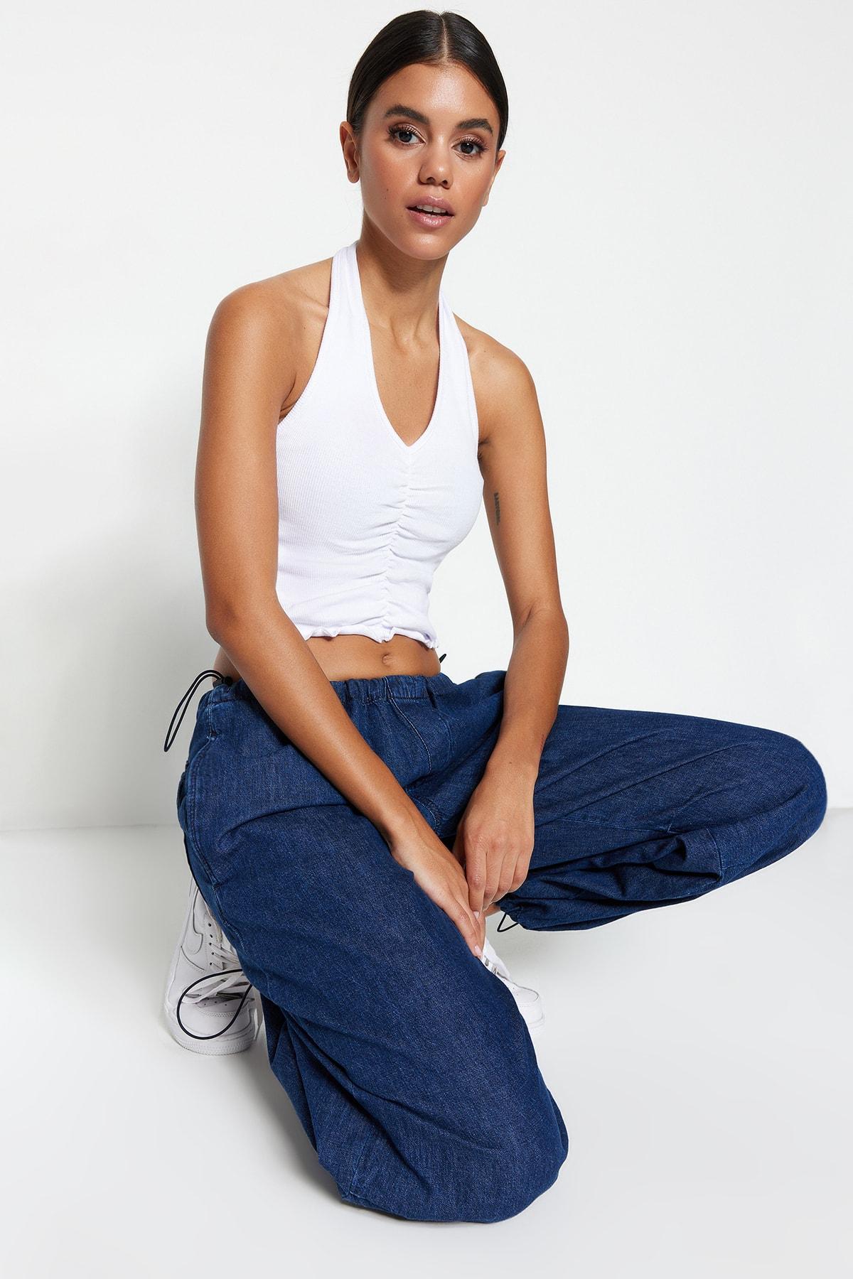 

Блузка - Белая - Slim fit