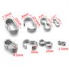 50pcs Stainless Steel 8 Shape Clasp Clips Buckle Connectors for Bracelet Necklace Jewelry Making DIY Handmade Supplies Wholesale