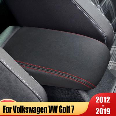 Für Volkswagen VW Golf 7 MK7 R Line 2013~2019 Auto Armlehnenbox Abdeckung Kit Wasserdicht Kratzfest Schutzabdeckung Zubehör