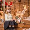 Christmas Reindeer Headband for All Age Party Accessories Sequined Hairhoop Festival Hairband Seasonal Costume Headwear