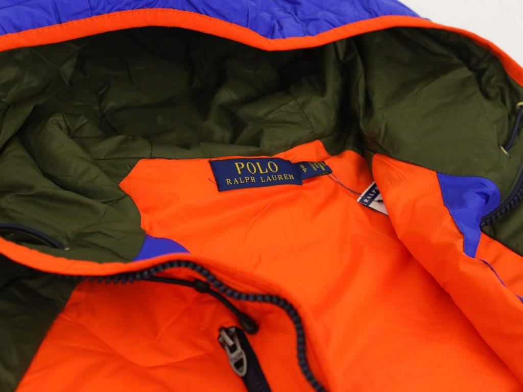 POLO RALPH LAUREN LIMITED EDITION su ponio siuvinėjimu Dydis 0101768 Vyriškas flisinis/pūkinis švarkas/džemperis su gobtuvu, L, Mėlynas, [Naudotas]