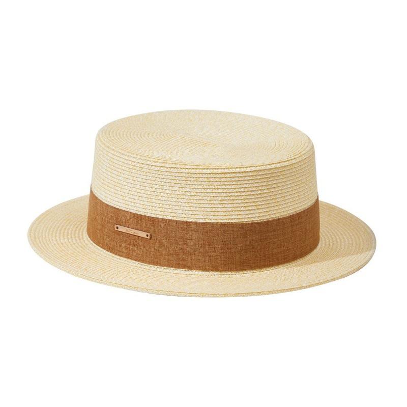 New hat women's spring and summer French flat top top hat British sunshade sunscreen travel seaside show face hat