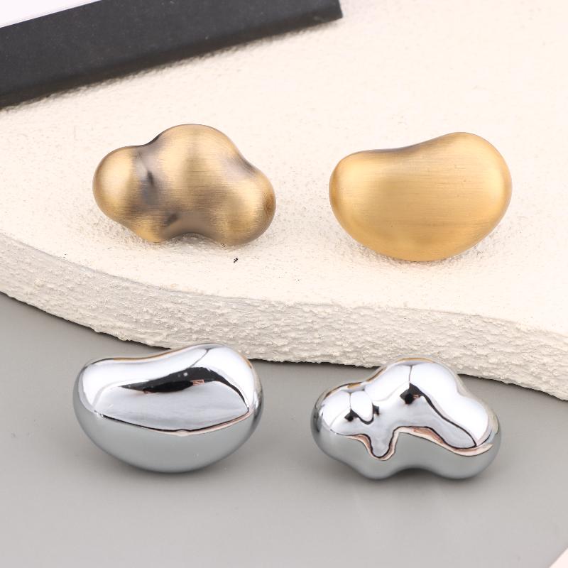 Single Hole Drawer Pull 1 Set Bright Silver Handle Cabinet Small Wardrobe Door Sleek Design for Contemporary Home Use
