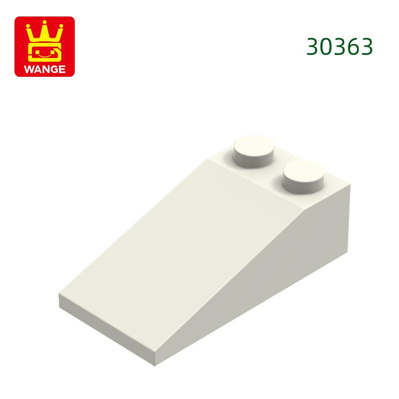 Non-Toxic 62Pcs/Lot 30363 Slope18 2 X 4Holes Slanting 2 Columns Block Moc Color Accessories Compatible With Brick Diy Children Toy