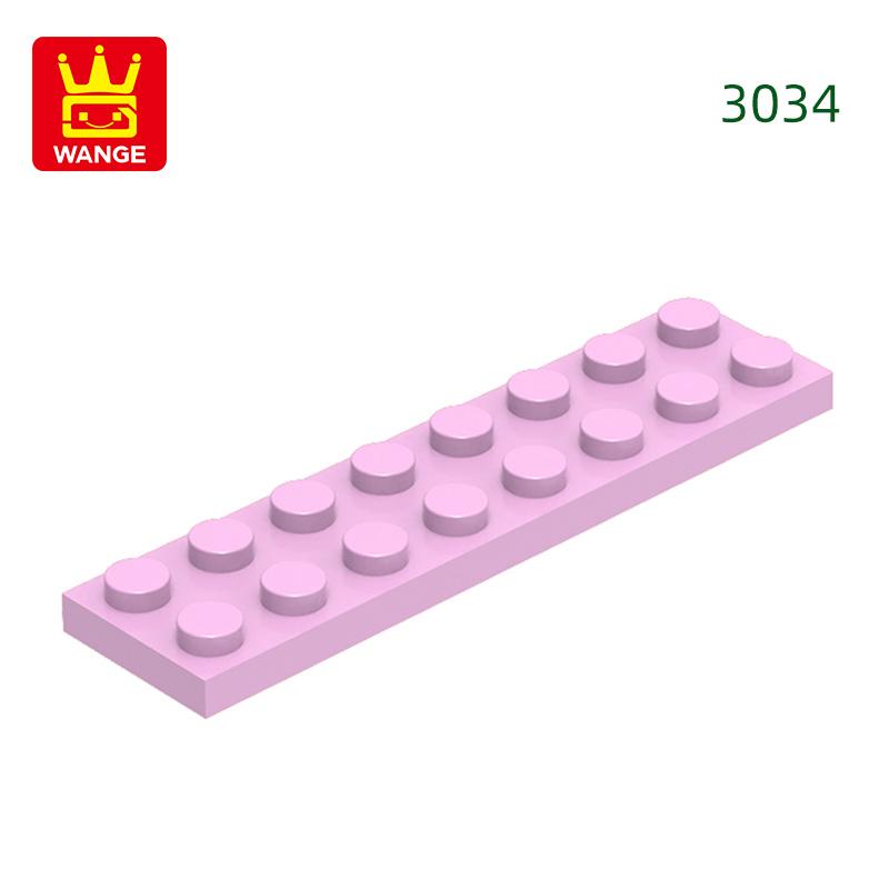 Non-Toxic 44Pcs/Lot 3034 2X8 Foundation Board Building Blocks Moc Basic Components Part Compatible With Bricks Children Toy Gift Box