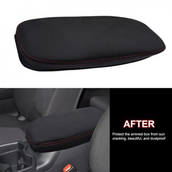 For 2019-2024 Toyota RAV4 Accessories Center Console Armrest Covers Black