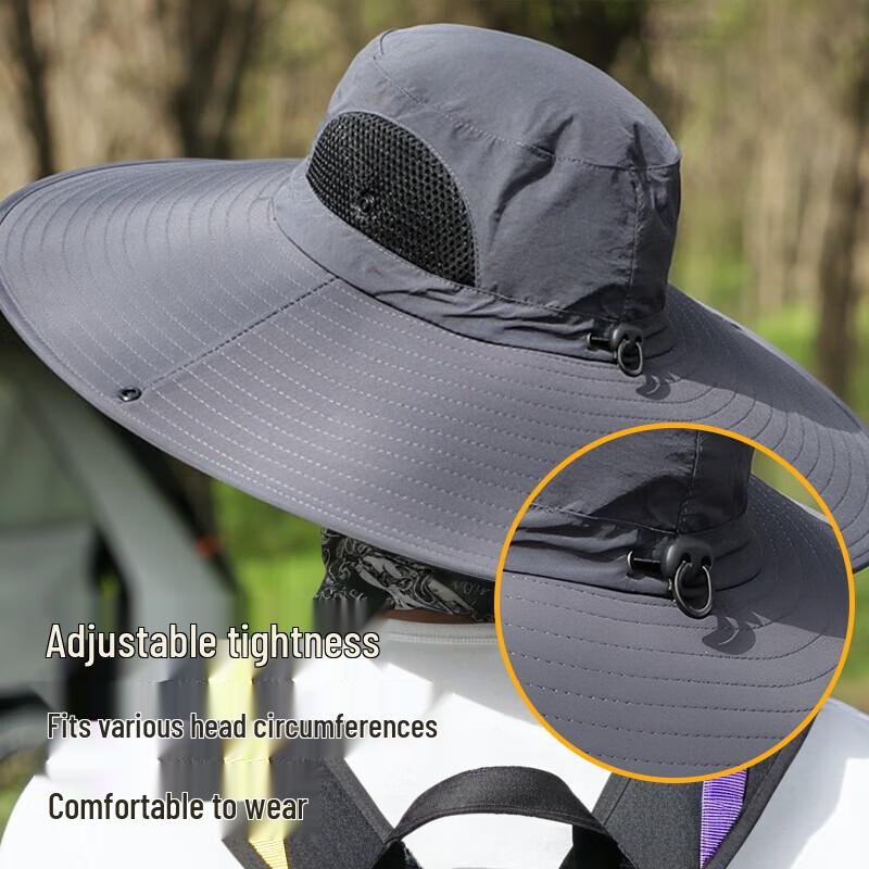Unisex Outdoor Sun Hat with Face Mask