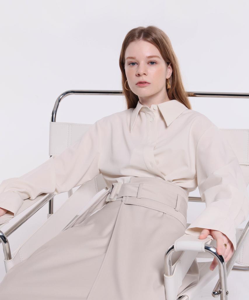 Kankeu Two-Way Shirt - Cream