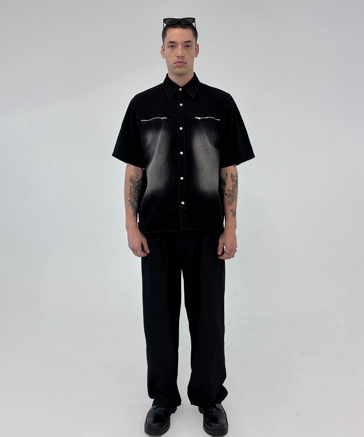 Maison Master Denim Zipper Shirt