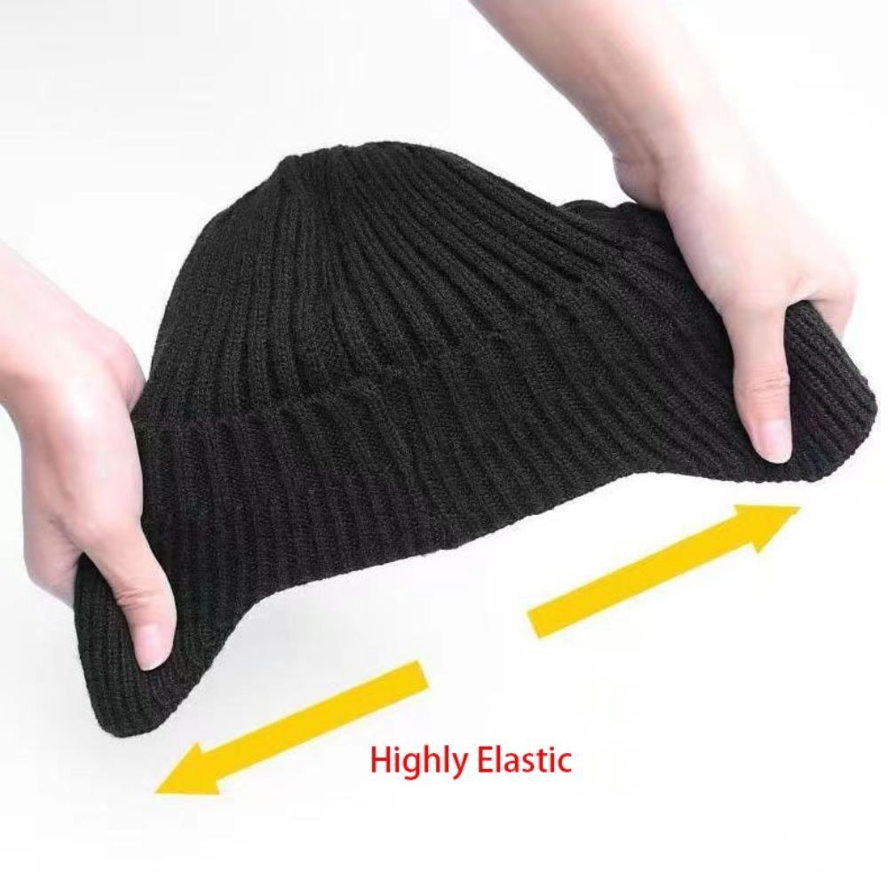 

Plush Skiing Cap Thickened Warm Beanie 2024 Earmuffs Skull Cap Winter