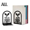 Heavy-duty Bookends 1 Pair Metal Dragon Bookends, Fantasy Castle Decorative Book Ends for Shelves, Heavy Duty Gothic Holders Home Office Library