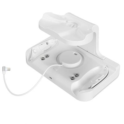 VR Charging Station USB C Fast Charging Multiple Prevention with 2 Rechargble Batteries VR Hdset Controller Charging Dock for   3