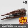Star Movie Galaxy Space Creating Pieces Set: Galaxy Spaceships and Structures Interstellar Adventure Building Blocks