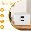 Digital Password Lock Safe Box Drawer Type Medicine Locking Cabinet Passport Files Cash Jewelry Privacy Security Storage Case