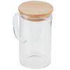 Borosilicate Glass Measuring Cup with Lid HeatResistant Mug for Hotel Restaurant Home(500ml )