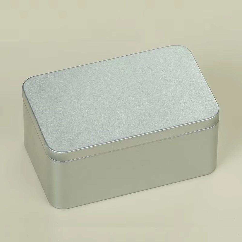 Tinplate Tin Box Solid Color Storage Box New Gift Jar  Candy Storage