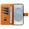 For Samsung Galaxy S25 Edge Wallet Case T-Shape Lines Leather Phone Cover Stand