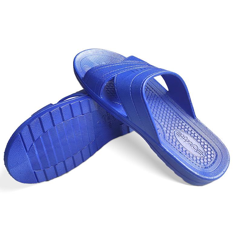 

Антистатичні синьо-чорні безпилові SPU шестиотвірні закриті капці Size 38 (240)