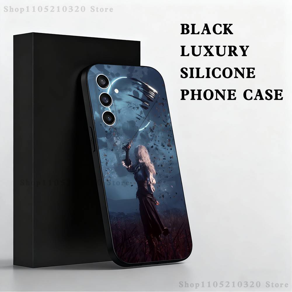 

C-Clair O-Obscur Expedition 33 Phone Case For Samsung S25,S24 Ultra,S20,S30 plus,S22 plus,S23,S30 Ultra 5G Silicone Black Shell SamsungA51
