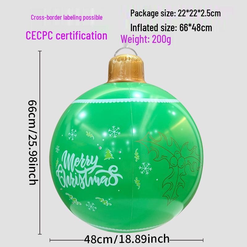 

Новый надувной рождественский шар для украшения двора на открытом воздухе и для украшения вечеринки